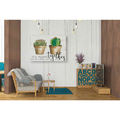 Image of 'It's Always Better Together' by Cindy Jacobs, Canvas Wall Art,34 x 26