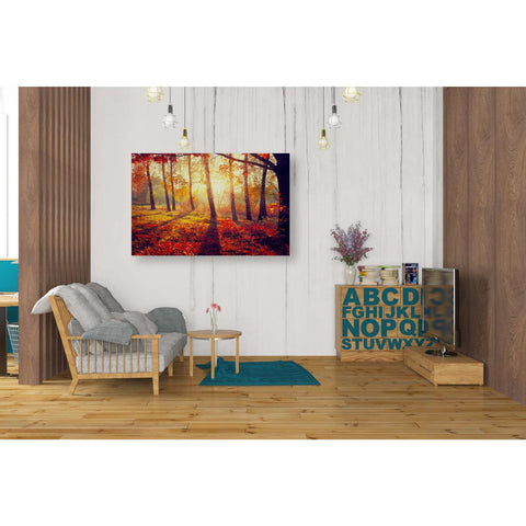 Image of 'Golden Afternoon' Canvas Wall Art,40 x 26