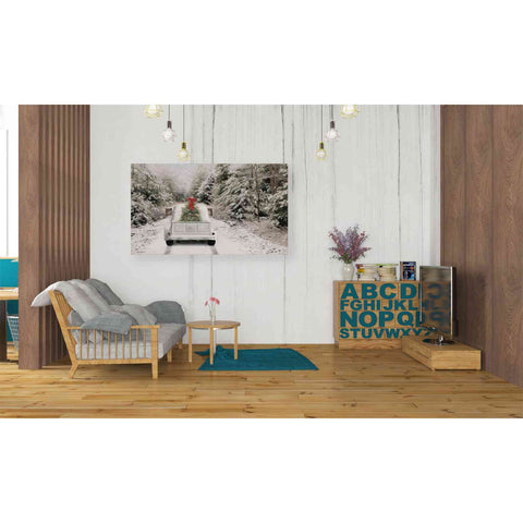 Image of 'Picking Up the Tree' by Lori Deiter, Canvas Wall Art,40 x 26