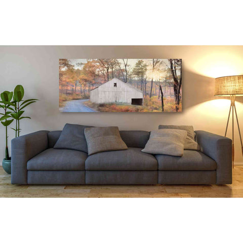 Image of 'Fall at the Barn' by Lori Deiter, Canvas Wall Art,60 x 30