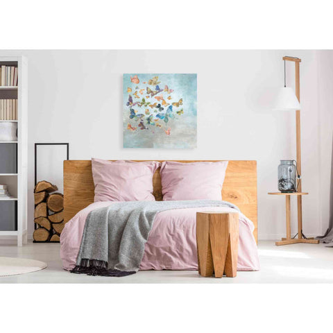 Image of 'Beautiful Butterflies v3 Square' by Danhui Nai, Canvas Wall Art,37 x 37