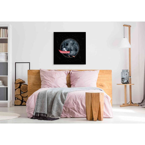 Image of 'Sail to the Moon' by Rachel Nieman, Canvas Wall Art,37 x 37