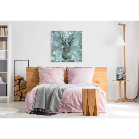 Image of 'Simplicity Deer' by Britt Hallowell, Canvas Wall Art,37 x 37