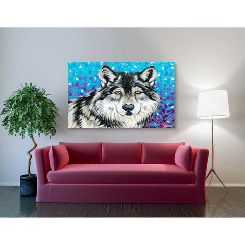 Image of 'Grey Wolf II' by Carolee Vitaletti, Giclee Canvas Wall Art