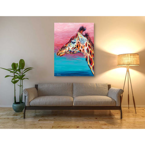 Image of 'Sky High Giraffe II' by Carolee Vitaletti, Giclee Canvas Wall Art