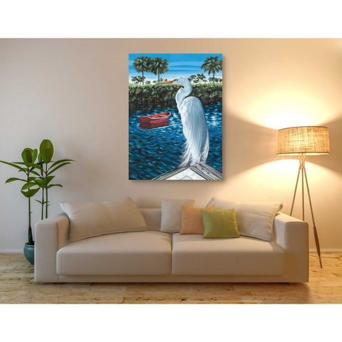 Image of 'Peaceful Heron II' by Carolee Vitaletti, Giclee Canvas Wall Art