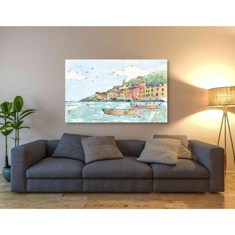 Image of 'Portofino I' by Anne Tavoletti, Giclee Canvas Wall Art