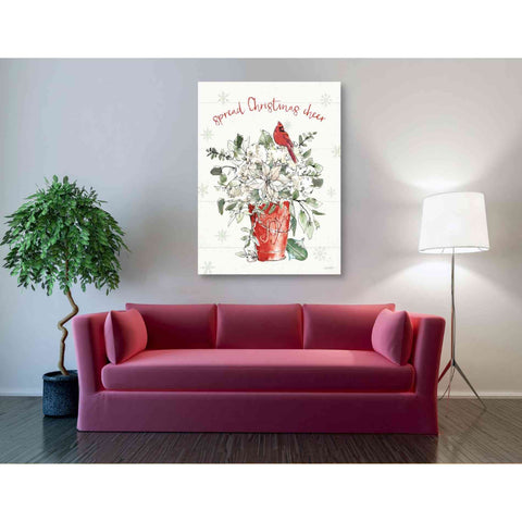 Image of 'Modern Farmhouse V Christmas' by Anne Tavoletti, Canvas Wall Art,40 x 54