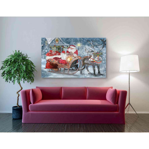 Image of 'Santa's Little Helper' by Bluebird Barn, Canvas Wall Art,54 x 40