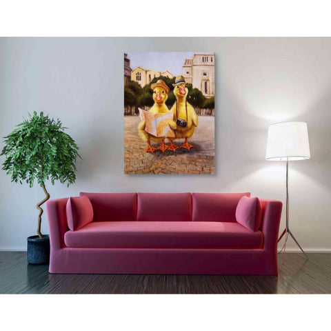 Image of 'Tourists' by Lucia Heffernan, Canvas Wall Art,40 x 54