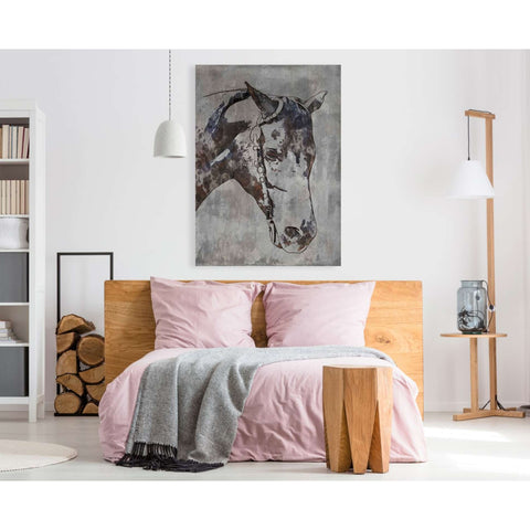 Image of 'Morgan Horse-Black Beauty 6' by Irena Orlov, Canvas Wall Art,40 x 60