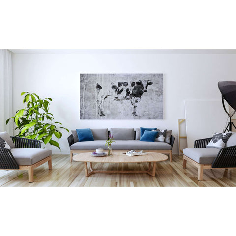 Image of 'Rustic Cow' by Irena Orlov, Canvas Wall Art,60 x 40