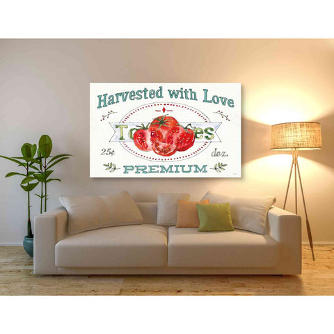 Image of 'Veggie Market I' by Anne Tavoletti, Canvas Wall Art,60 x 40