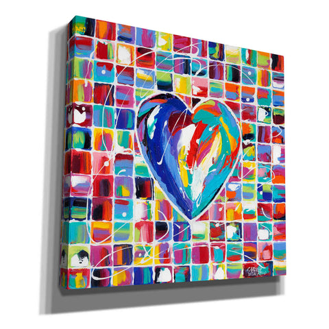 Image of 'Hearts of a Different Color I' by Carolee Vitaletti Giclee Canvas Wall Art