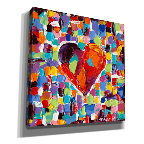 Image of 'Mosaic Heart III' by Carolee Vitaletti Giclee Canvas Wall Art