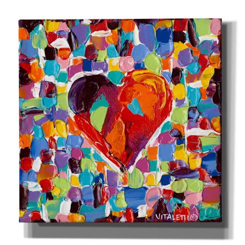 Image of 'Mosaic Heart III' by Carolee Vitaletti Giclee Canvas Wall Art