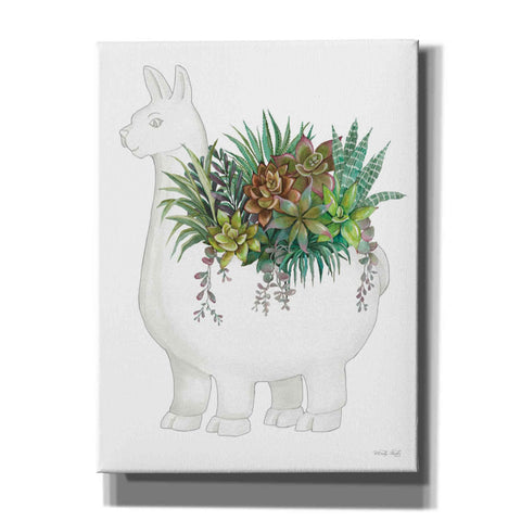 Image of 'Proud Llama Pot II' by Cindy Jacobs, Giclee Canvas Wall Art