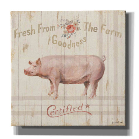 Image of 'Farm Patchwork VI' by Danhui Nai, Canvas Wall Art,Size 1 Sqaure