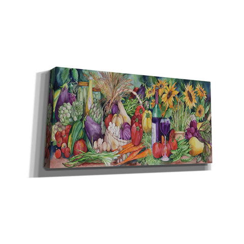 Image of 'Vegetable Medley' by Danhui Nai, Canvas Wall Art,Size 3 Landscape