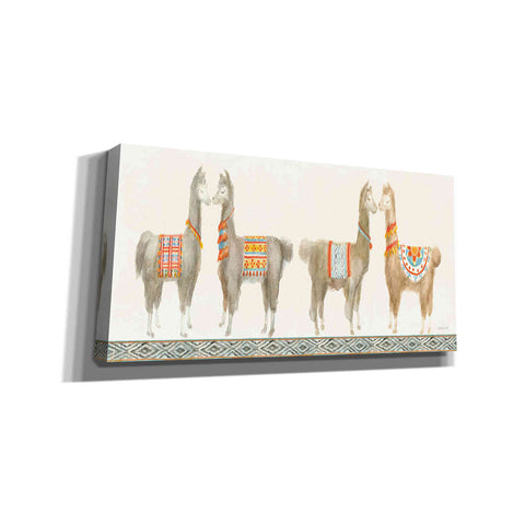 Image of 'Festive Llama V' by Danhui Nai, Canvas Wall Art,Size 3 Landscape