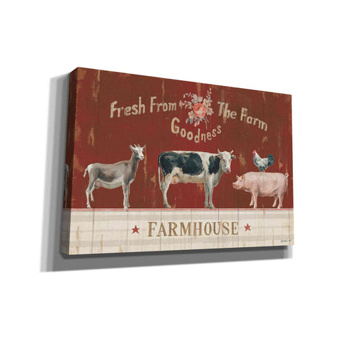 Image of 'Farm Patchwork II' by Danhui Nai, Canvas Wall Art,Size A Landscape