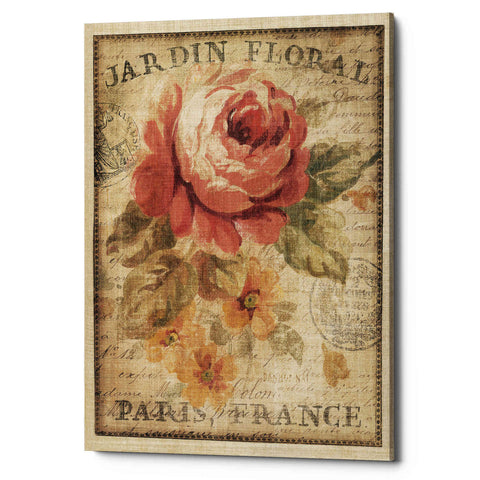 Image of 'Parisian Flowers II' by Danhui Nai, Canvas Wall Art
