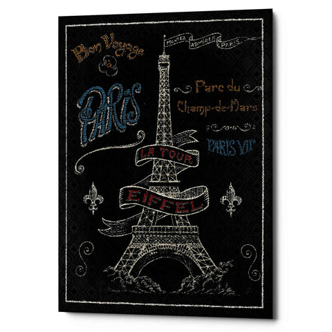 Image of 'Travel to Paris I' by Daphne Brissonet, Canvas Wall Art