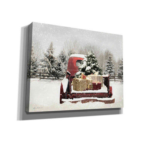 Image of 'Snowy Presents' by Lori Deiter, Canvas Wall Art,Size B Landscape