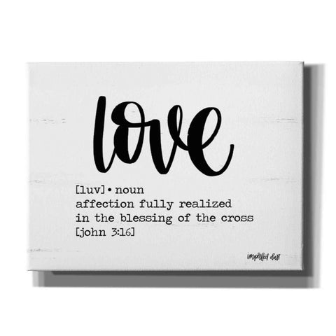 Image of 'Love' by Imperfect Dust, Giclee Canvas Wall Art