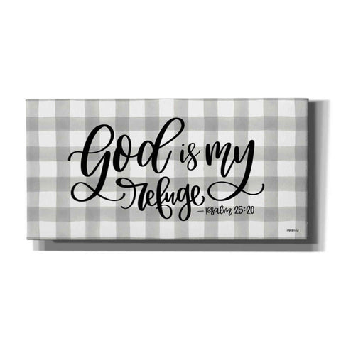 Image of 'God is My Refuge' by Imperfect Dust, Giclee Canvas Wall Art