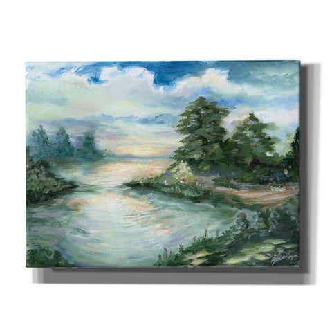 Image of 'Cerulean Sunrise' by Ethan Harper Canvas Wall Art,Size C Landscape