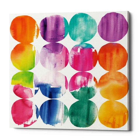 Image of 'Spring Dots Crop with White Border' by Elyse DeNeige, Canvas Wall Art