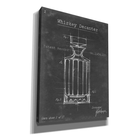 Image of 'Barware Blueprint VII' by Ethan Harper Canvas Wall Art,Size C Portrait