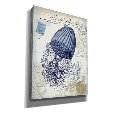 Image of 'Seaside Postcard Cream f,' by Fab Funky, Canvas Wall Art