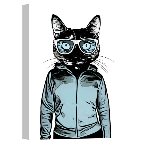 Image of "Cool Cat" by Nicklas Gustafsson, Giclee Canvas Wall Art