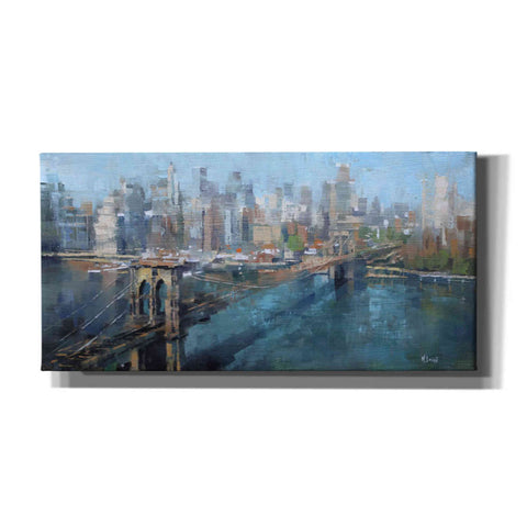 Image of 'Brooklyn Bridge' by Mark Lague, Canvas Wall Art,Size 2 Landscape