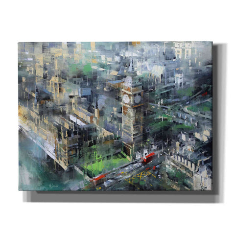 Image of 'London Green - Big Ben' by Mark Lague, Canvas Wall Art,Size B Landscape