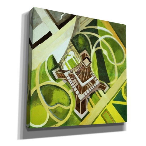 Image of 'La Tour Eiffel et Jardin du Champ de Mars' by Robert Delaunay Canvas Wall Art