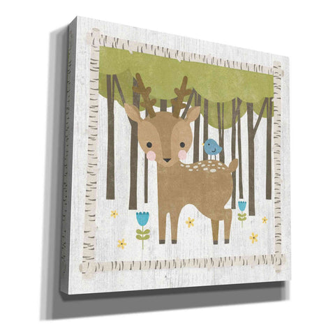 Image of 'Woodland Hideaway Deer' by Moira Hershey, Canvas Wall Art