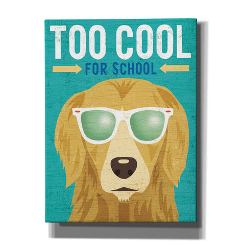Image of 'Beach Bums Golden I Cool' by Michael Mullan, Canvas Wall Art