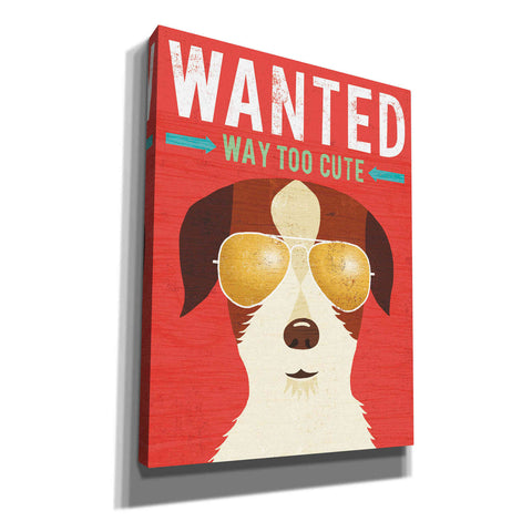 Image of 'Beach Bums Terrier I Wanted' by Michael Mullan, Canvas Wall Art