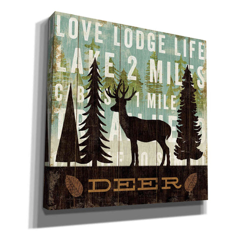 Image of 'Simple Living Deer' by Michael Mullan, Canvas Wall Art