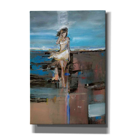Image of 'Windy Beach' by Oscar Alvarez Pardo, Canvas Wall Art