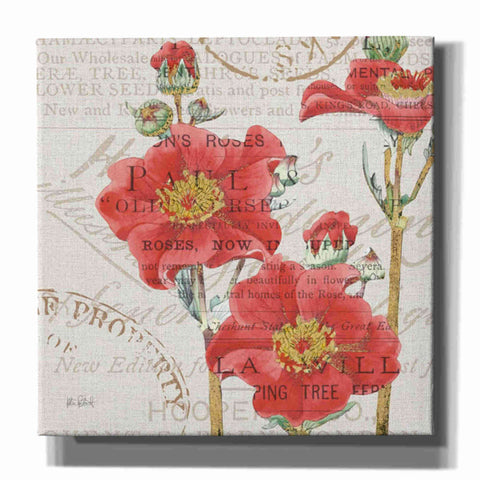 Image of 'Bookshelf Botanical V' by Katie Pertiet, Canvas Wall Art