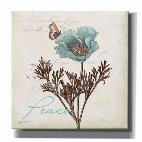 Image of 'Touch of Blue I - Peace' by Katie Pertiet, Canvas Wall Art