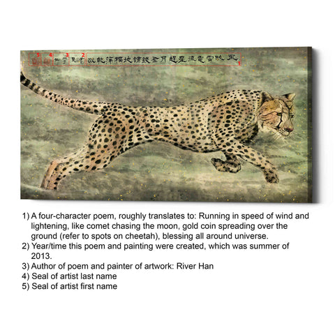 Image of 'Runs With Awesome Speed' by River Han, Canvas Wall Art