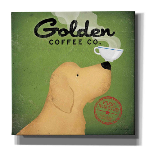 Image of 'Golden Coffee Co Square' by Ryan Fowler, Giclee Canvas Wall Art