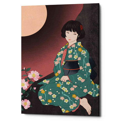 Image of 'Sazanka' by Sai Tamiya, Canvas Wall Art