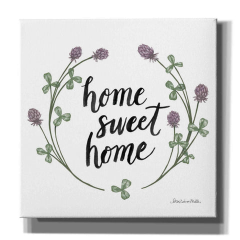 Image of 'Happy to Bee Home Words I' by Sara Zieve Miller, Canvas Wall Art