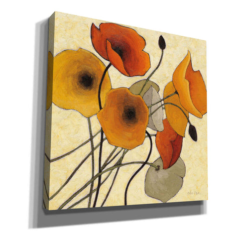 Image of 'Pumpkin Poppies II' by Shirley Novak, Canvas Wall Art